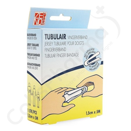 Tubegauz Fingerverband 1,5 cm x 5 m + Applicator - 1 stuk