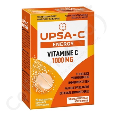 UPSA-C Energy 1000 mg - 20 bruistabletten