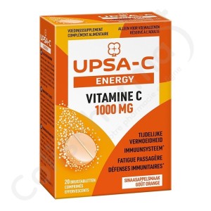 UPSA-C Energy 1000 mg - 20 comprimés effervescents