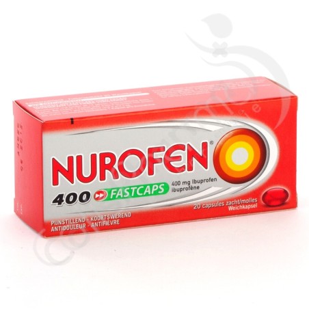 Nurofen 400 FastCaps - 20 zachte capsules van 400 mg