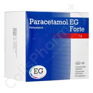 Paracetamol EG Forte 1g - 120 comprimés