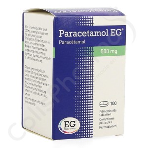 Paracetamol EG 500 mg - 100 tabletten