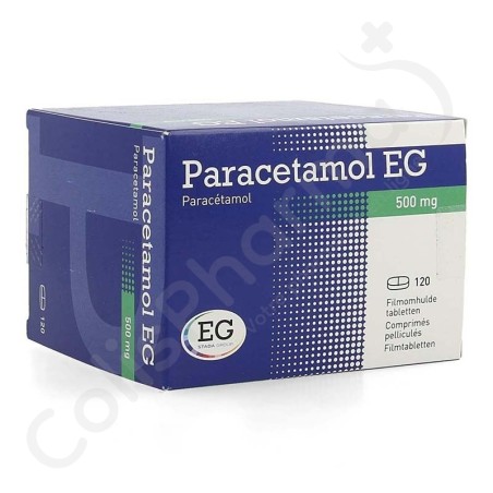 Paracetamol EG 500 mg - 120 tabletten Paracetamol EG 500 mg - 120 tabletten
