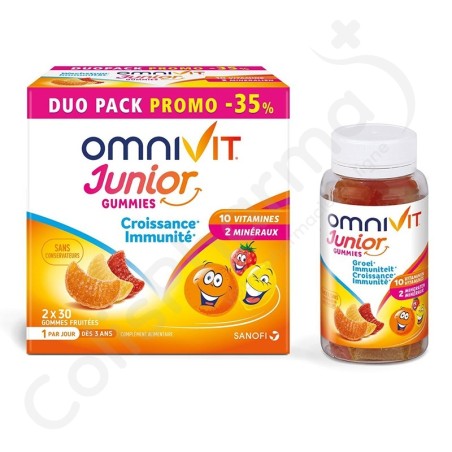 Omnivit Junior Gummies - 2 x 30 gommetjes