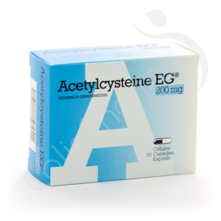 Acetylcysteine EG 200 mg - 30 gélules