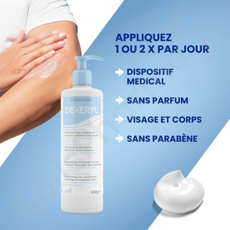 Dexeryl Verzachtende Crème - 500 g