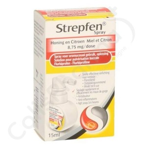 Strepfen 8,75 mg Honing-Citron - Spray 15 ml