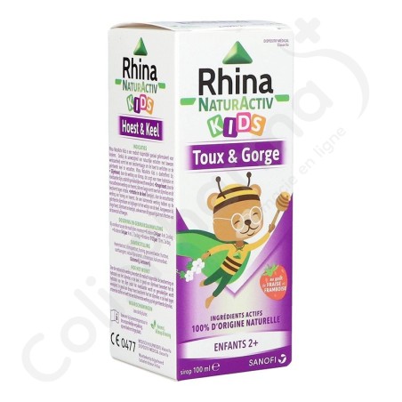 Rhina NaturActiv Toux Kids - Sirop 100 ml