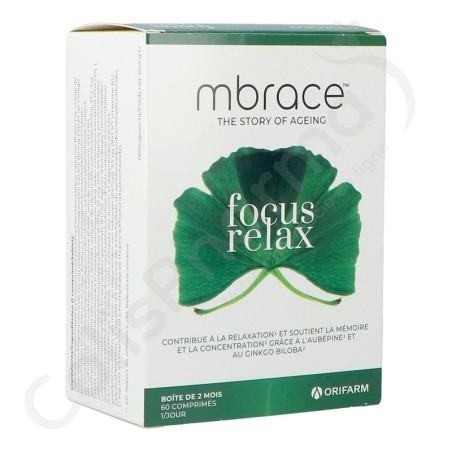 Mbrace Focus & Relax - 60 comprimés