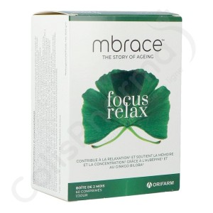 Mbrace Focus & Relax - 60 tabletten