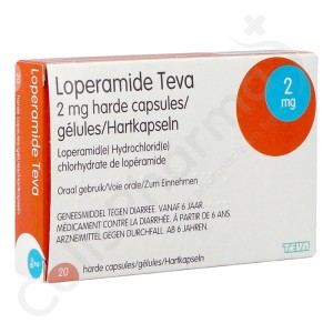 Loperamide Teva 2 mg - 20 capsules