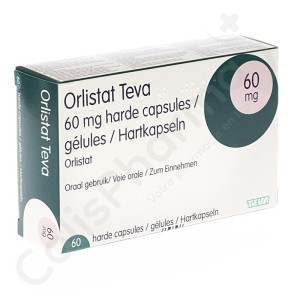 Orlistat Teva 60 mg - 60 capsules