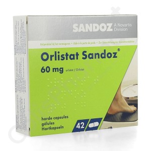 Orlistat Sandoz 60 mg - 42 capsules