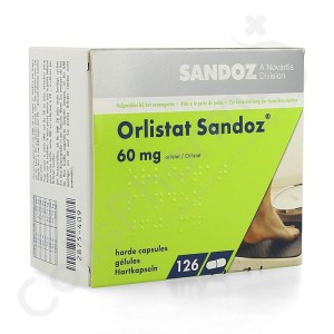 Orlistat Sandoz 60 mg - 126 capsules