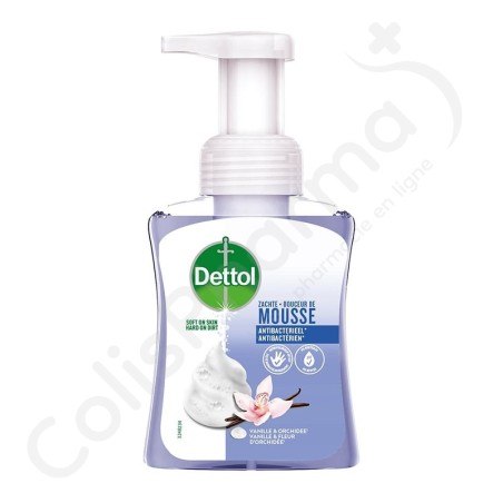 Dettol Mousse Fleur d'Orchidée & Vanille - Gel lavant 250 ml