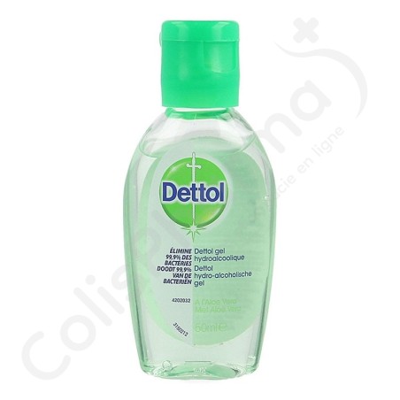 Dettol Gel Hydroalcoolique Aloe Vera - 50 ml