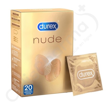 Durex Nude - 20 préservatifs