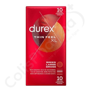 Durex Thin Feel XL - 10 préservatifs