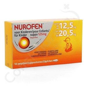 Nurofen Enfant 125 mg - 10 zetpillen