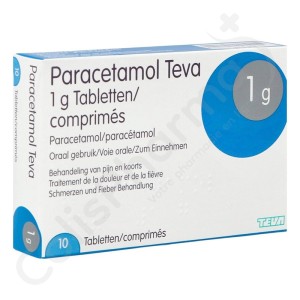 Paracetamol Teva 1 g - 10 tabletten