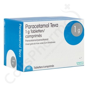 Paracetamol Teva 1 g - 60 tabletten