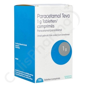 Paracetamol Teva 1 g - 100 tabletten