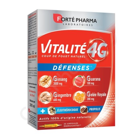 Vitalité 4G Weerstand - 20 ampullen van 10 ml