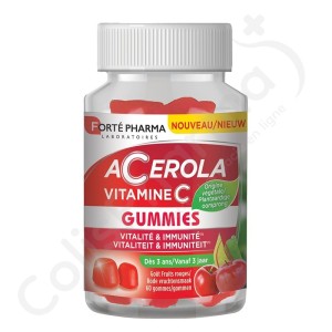 Acérola Vitamine C - 60 gommes