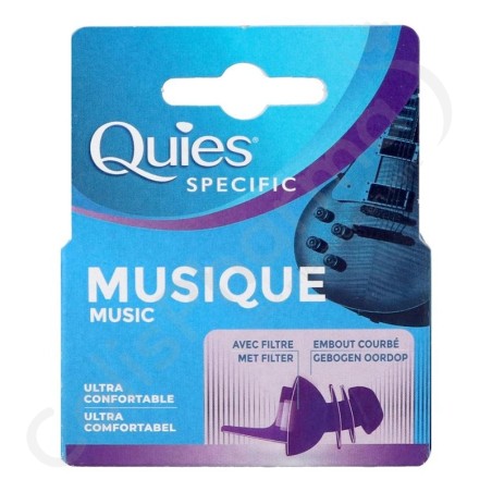 Quies Oordoppen Specific Music - 1 paar Quies Oordoppen Specific Music - 1 paar