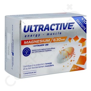 Ultractive Magnésium 630 mg - 60 tabletten