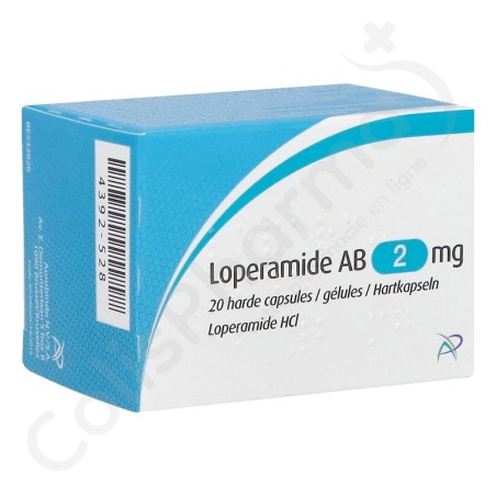 Loperamide AB 2 mg - 20 gélules