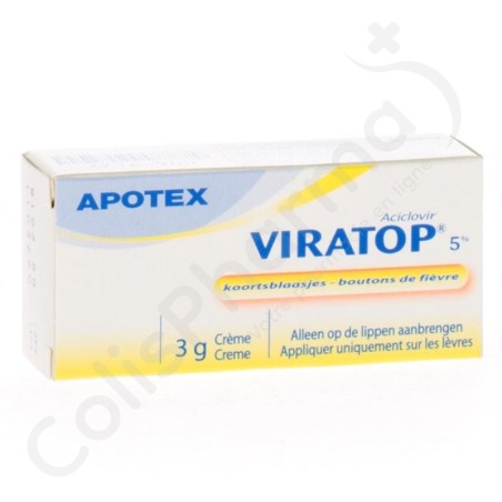Viratop 5% - Crème 3 g