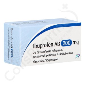 Ibuprofen AB 200 mg - 24 tabletten