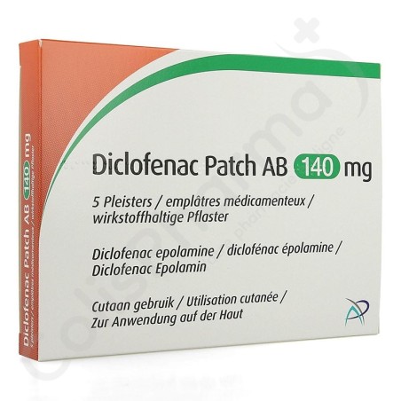 Diclofenac Patch AB 140 mg - 5 emplâtres