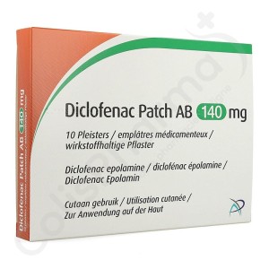 Diclofenac Patch AB 140 mg - 10 emplâtres