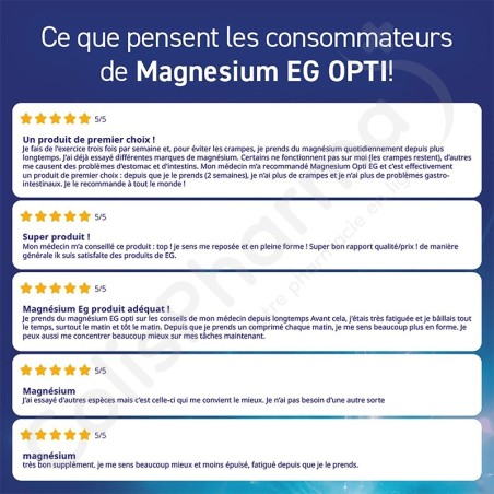 Magnesium EG Opti - 60 comprimés