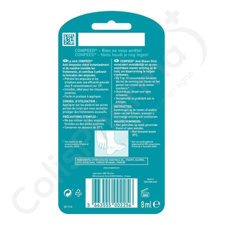 Compeed Anti-blaren - Stick 8 ml