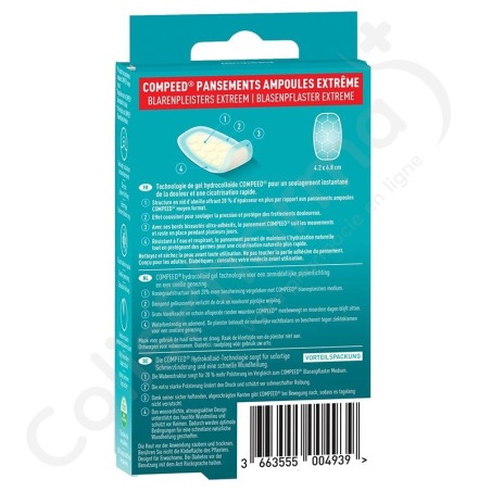 Compeed Pansements Ampoules Extrême - 10 pièces