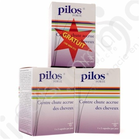 Pilos Forte - 3 x 30 capsules PROMOPACK (2+1 maand gratis)