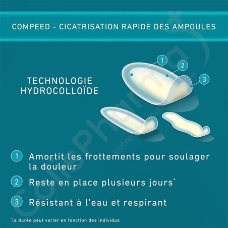 Compeed Pansements Ampoules Mixpack - 5 pièces