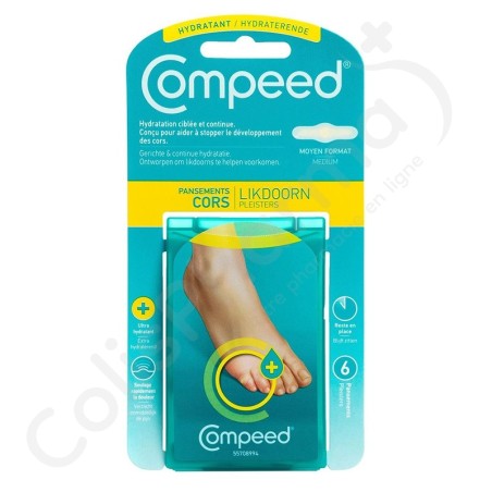 Compeed Pleisters Likdoorn Hydratation - 6 stukken