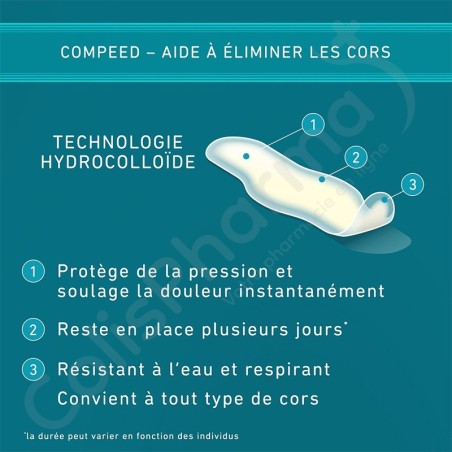 Compeed Pansements Cors Medium - 10 pièces