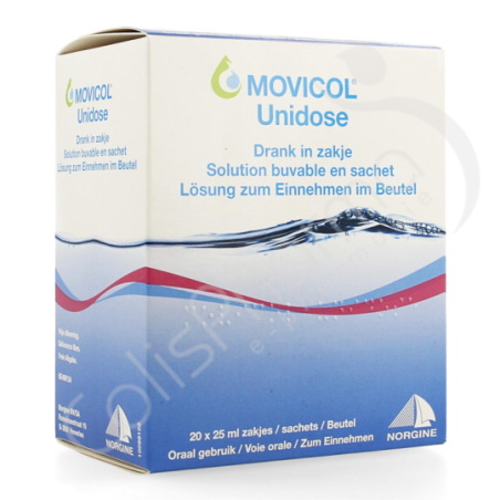 Movicol Unidose - 20 sachets de 25 ml