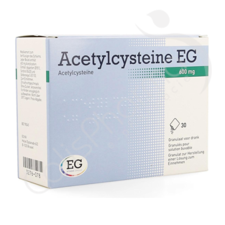 Acetylcysteine EG 600 mg - 30 sachets