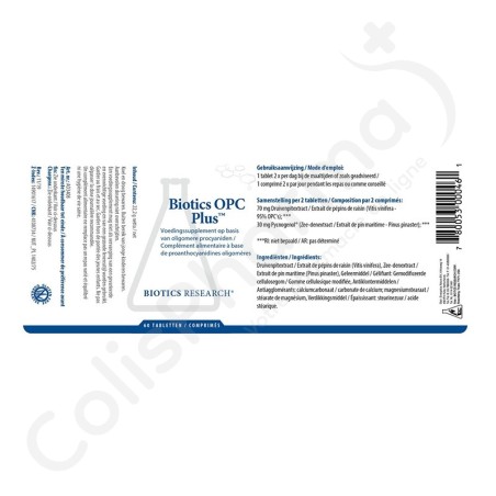 Biotics OPC Plus - 60 tabletten
