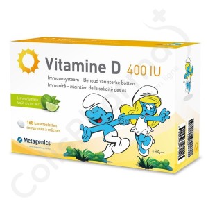 Vitamine D 400 IU - 168 comprimés à croquer