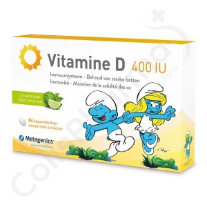 Vitamine D 400 IU - 84 comprimés à croquer