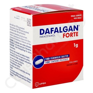 Dafalgan Forte 1 g - 100 tabletten