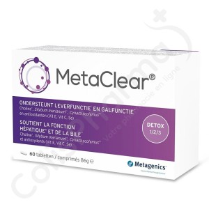 MetaClear - 60 comprimés