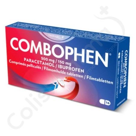 Combophen 500 mg/150 mg - 16 comprimés